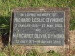 DYMOND Richard Leslie 1918-1963 & Margaret Olivia 1917-1990