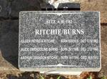 BURNS Alice Gwendoline 1888-1966 :: RITCHIE Eileen Patricia 1916-1963 :: RITCHIE Arthur Leighton 1916-1970