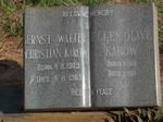 KAROW Ernst Walter Christian 1909-1963 & Ellen Olive 1918-2001