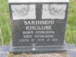 KHULUSE Sakhiseni 2002-2002
