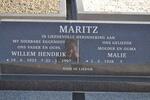 MARITZ Willem Hendrik 1923-1997 & Malie 1928-