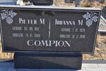 COMPION Pieter M. 1921-2008 & Johanna M. 1929-1998