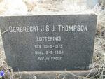 THOMPSON Gerbrecht J.S.J. nee LOTTERING 1875-1984