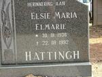 HATTINGH Elsie Maria Elmarie 1936-1992