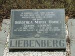 LIEBENBERG Dorothea Maria nee LOURENS 1899-1993
