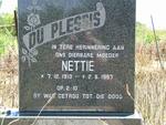 PLESSIS Nettie, du 1913-1997