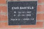 BARTELS Enid 1927-2004