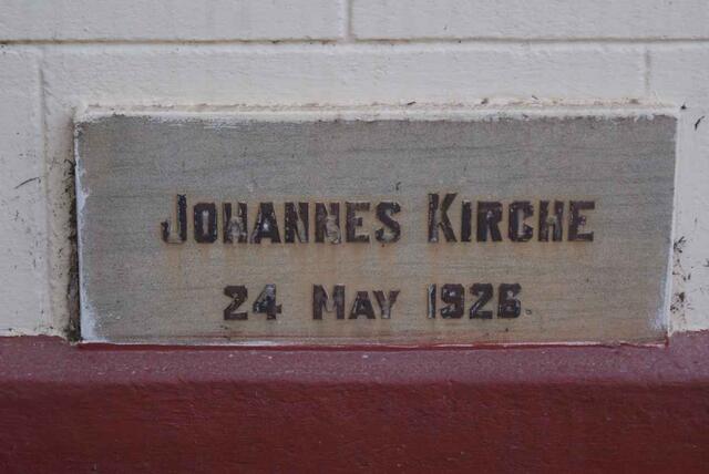 KIRCHE Johannes 1926