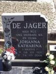 JAGER Johanna Katharina, de 1921-2006