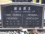 MARX Frans George Frederick 1887-1969 & Hermina Herculina 1883-1972