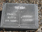 MEYER Engela Aletta nee GOOSEN 1904-1999