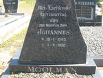 MOOLMAN Johannes 1943-1992