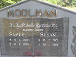 MOOLMAN Samuel 1919-1989 & Susan 1921-1995