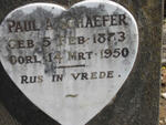 SCHAEFER Paul A. 1883-1950
