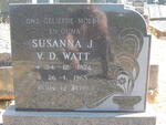 WATT Susanna J., v.d. 1874-1965