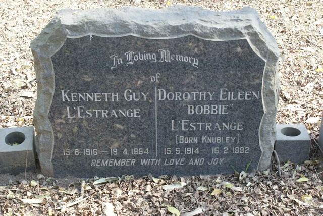 L'ESTRANGE Kenneth Guy 1916-1994 & Dorothy Eileen KNUBLEY 1914-1992