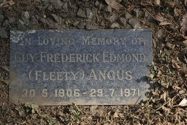 ANGUS Guy Frederick Edmond 1906-1971