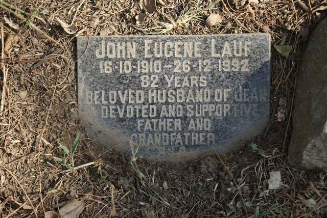 LAUF John Eugene 1910-1992