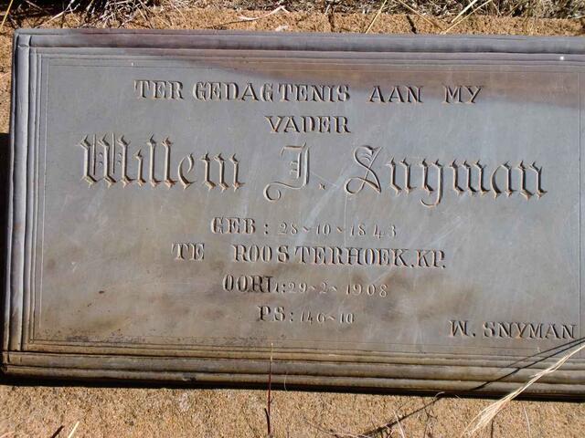 SNYMAN Willem J. 1843-1908