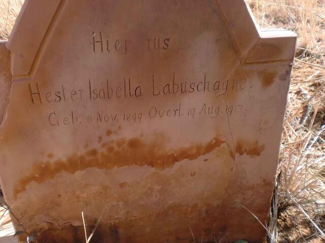 LABUSCHAGNE Hester Isabella 1899-1917