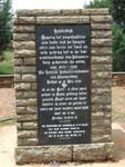 07. Memorial for all those who died in the Johannesburg Concentration Camp during the war of 1899-1902
