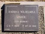 VISSER Andrina Wilhelmina nee BOSMAN 1864-1942