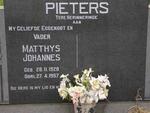 PIETERS Matthys Johannes 1920-1967