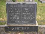 PIETERS Petrus Cornelius Albertus 1886-1966 & Martha Maria Magdalena SCHEEPERS 1892-1965