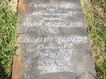 HUMAN Cornelius Francois 1910-1989 & Maria Magdelena 1909-1963