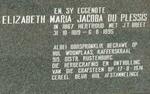 BREET Elizabeth Maria Jacoba previously JANSE VAN RENSBURG nee DU PLESSIS 1819-