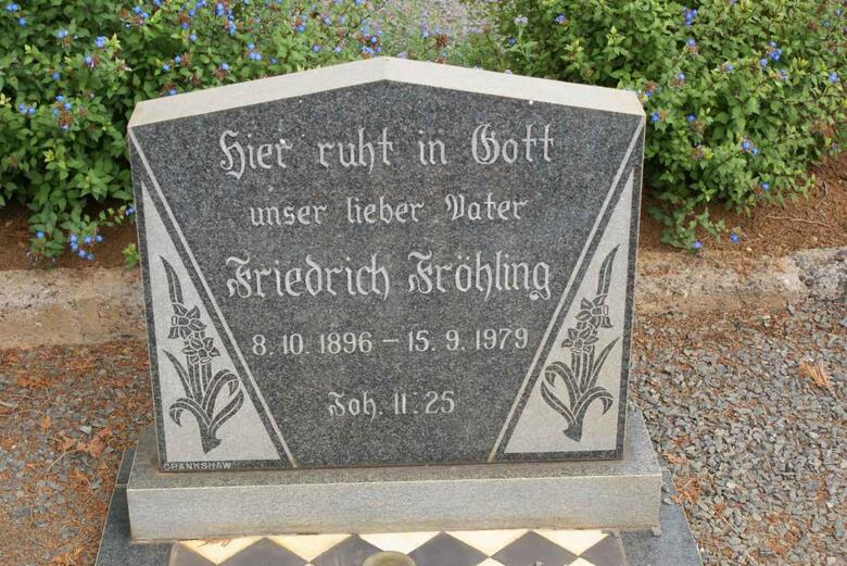 FRÖHLING Friedrich 1896-1979
