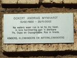 MYNHARDT Ockert Andrias 1920-2002