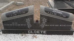 CLOETE Japie J. 1913-1978 & Johanna 1910-1998