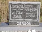 OERSON Willie Henry 1948-2008