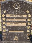 PETERS Sophie 1952-2008