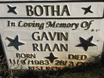 BOTHA Gavin Riaan 1983-2008