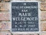 WELGEMOED Marie 1943-2007