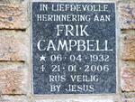 CAMPBELL Frik 1932-2006