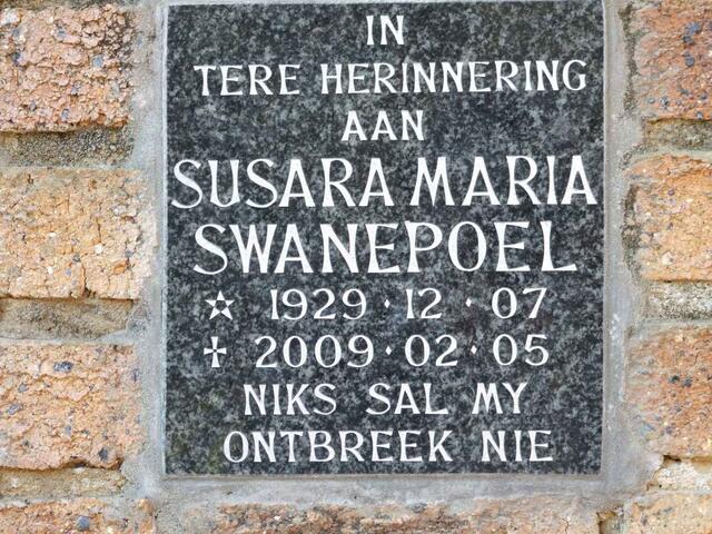 SWANEPOEL Susara Maria 1929-2009
