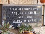 CHASE Antony C. 1922-2005 & Maria M. -193?-