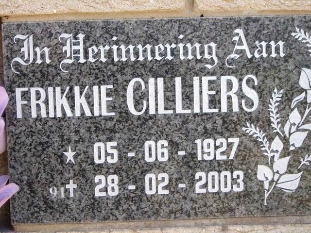 CILLIERS Frikkie 1927-2003