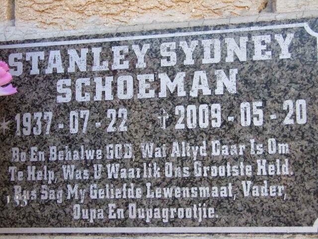 SCHOEMAN Stanley Sydney 1937-2009