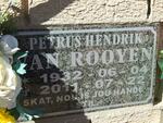 ROOYEN Petrus Hendrik, van 1932-2011