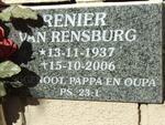 RENSBURG Renier, van 1937-2006