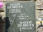 BRUYN Saggie, de 1949-2011 & Makkie 1955-