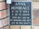 HONIBALL Anna 1942-2009