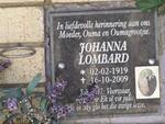 LOMBARD Johanna 1919-2009