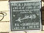 JAARSVELDT C.H., van 1922-2005 :: VAN JAARSVELDT P.A. 1917-2008