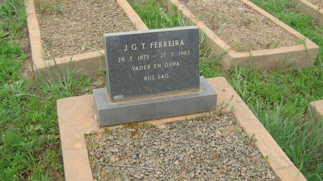 FERREIRA J.G.T. 1875-1965