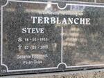 TERBLANCHE Steve 1933-2010